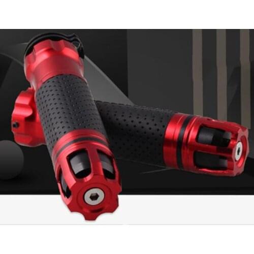 Universal Motorcycle 22mm Motorcycle Throttle CNC Aluminum Alloy Rotatable Handlebar Hand Grips Practical Motorcycl Accseeories