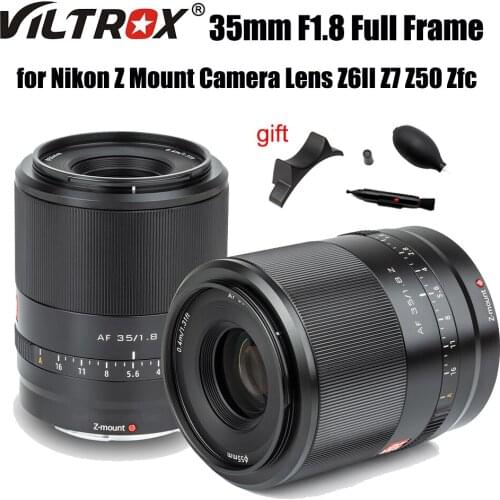 VILTROX 35mm F1.8 Full Frame Automatic Focus Wide Angle Prime Lens Large Aperture for Nikon Z Mount Camera Lens Z6II Z7 Z50 Zfc