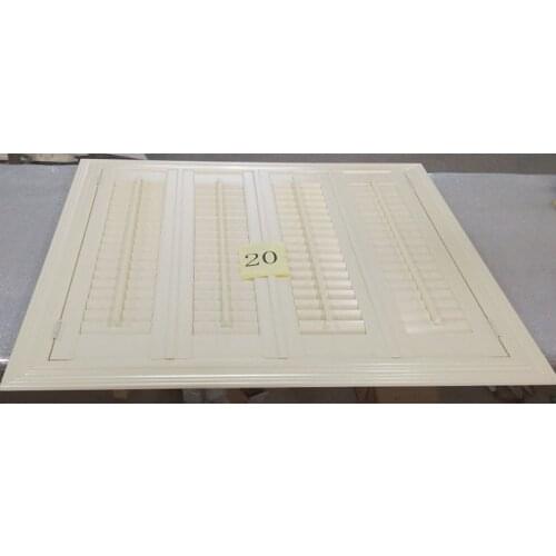 Indoor 100% Custom Window Shutters With Standard Tilt Bar And Z Frame Basswood Plantation Shutter