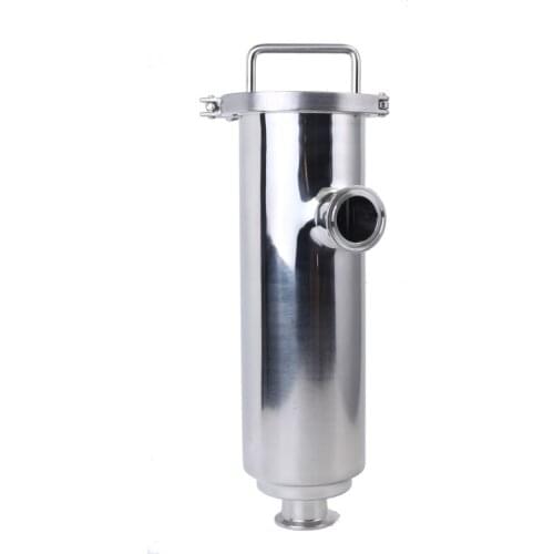 1.5" 38mm Sanitary Fitler Angle Type Tri Clamp Strainer Stainless Steel Filter SS304 Ferrule OD 50.5mm Filter Food Grade
