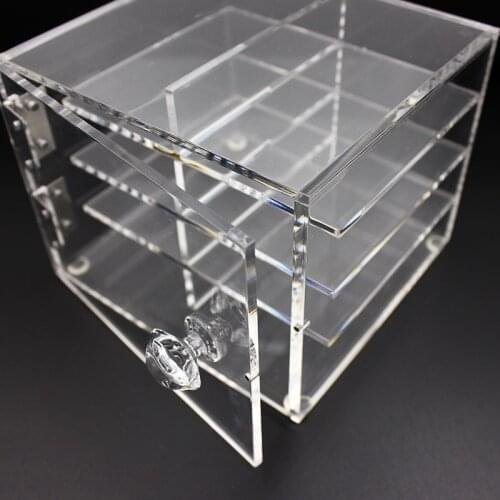 8 Layers Acrylic Eyelashes Storage Box Display Case Makeup Organizer Eyelash Glue Pallet Pad Grafting Eyelashes Tool