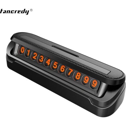 Tancredy Car Styling Temporary Parking Card Phone Number Card Plate Telephone Number Card Car Sticker For Car Accessories