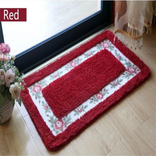 Free Shipping Hot Sale 40*60cm Reactangle Pastroal Blanket Skidproof Rug Hallyway Carpet Warm Healing Bathroom Thick Door Pad