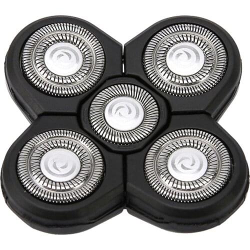 5 Blade Shaver Replacement Head Waterproof Floating Shaving Razor Men Electric Shaver Rechargeable Universal Double Ring Speed