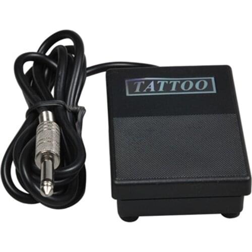 Black Plastic Tattoo Foot Switch Pedal For Power Kit Set Supply TFS08