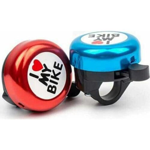 Cyrusher Couple Bicycle New Mini Red Heart Bell Cute Ringing Bicycle Handlebar Special Speaker Audio Riding Supplies Decoration