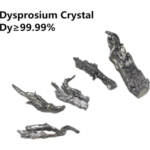 Dysprosium Dy 4N High Purity 99.99% Beautiful Crystals