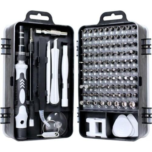 Dreamburgh 115 IN 1 Mobile Phone Repair Tool Screwdriver Set Multi-function Combination Home Hand Tool Steel Screwdriver Set kit