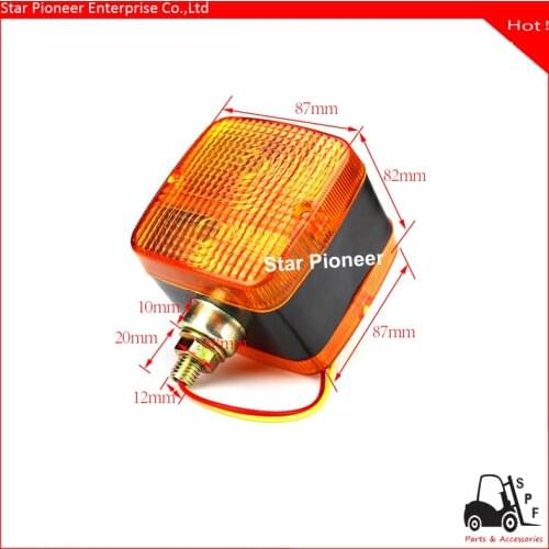 Forklift LED double front light headlamp 12V