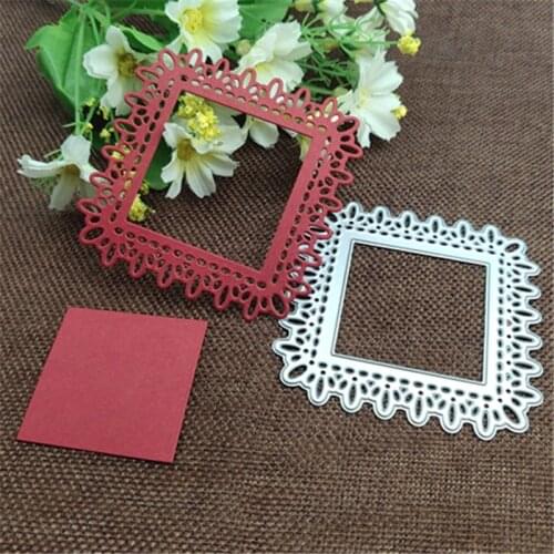 Lace background Metal Cutting Dies Stencils For DIY Scrapbooking Decorative Embossing Handcraft Die Cutting Template