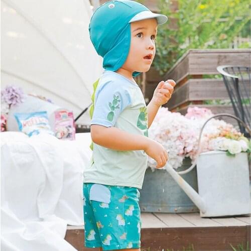 Size 90 to 140 Kids Swimsuit Children Swimming Suit for Boys Dinosaur UV Swimwear Boy Baby Bathing Suit Childrens Swimsuit