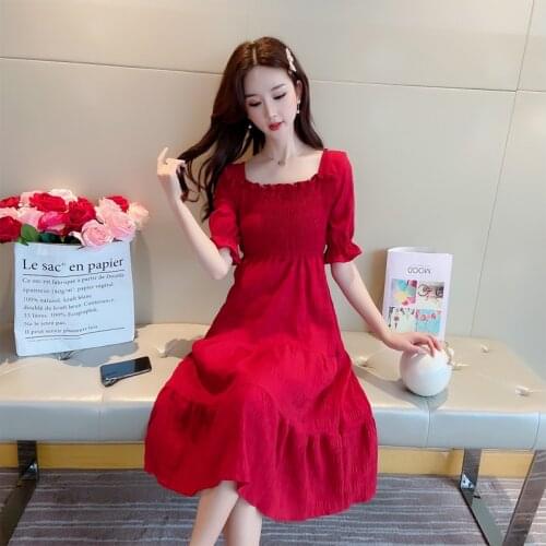 Красные летние платья LKGHULO China At AliExpress