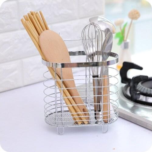 Multifunction kitchen Tableware Shelving Rack Stainless Still Sundries Pen Pencil Cosmetic Storage Basket Organizer Container