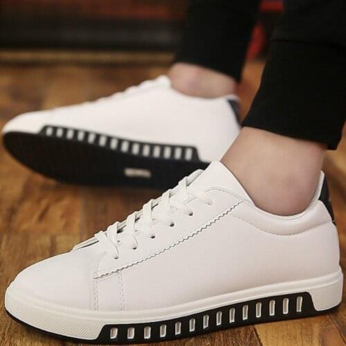 2019 Autumn New Casual Shoes Mens Leather Flats Lace-Up Shoes Simple Stylish Male Shoes Large Sizes Oxford Shoes For Men T1-51