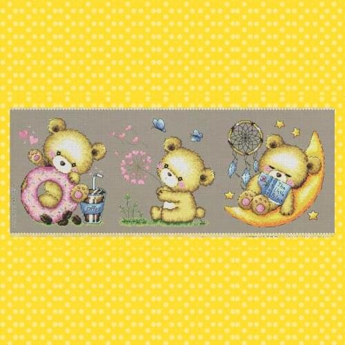 14/16/18/22/25ct G165 Cross Stitch Kits Craft Packages Cotton Fabric Floss Counted Needlework Embroidery Cross-Stitching