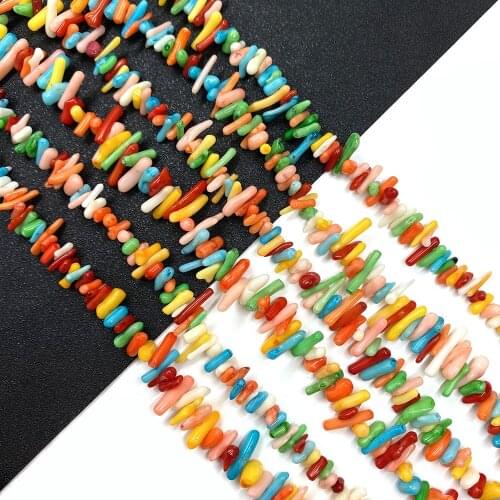 Irregular Shape Coral Seedlings 5-15mm Colorful Coral Beads for DIY Handmade Necklaces Bracelets Earrings Jewelry Accessories