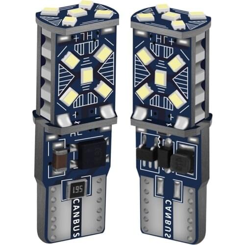 2PCS T10 W5W New Super Bright LED Car Turn Side Light Marker Lamp WY5W 168 Auto Wedge Parking Bulbs Car Dome Reading Lamp Canbus