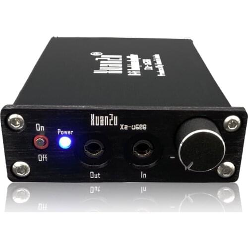 Portable all-impedance headphone amplifier U608, high current without low noise, compatible headphone impedance: 16-300Ω
