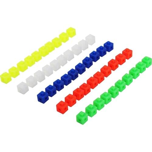 Interlocking Mathematics Connecting Cubes Mathematical Skills Toys