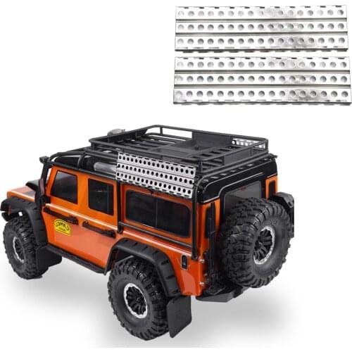 2PCS Escape Board Climbing Car Metal Skid Resistance Board for Rock Crawler Axial Scx10 D90 Trx-4 Trx4 RC 4DW Crawler Car
