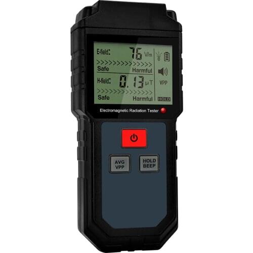 Electromagnetic Radiation Tester Portable Digital LCD Electric Magnetic Field EMF Meter Dosimeter Detector Device For Computer