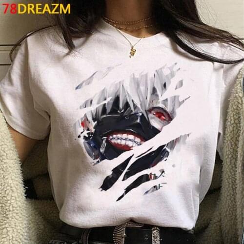 Tokyo ghoul tshirt men kawaii 2021 harajuku kawaii tumblr t-shirt summer top aesthetic