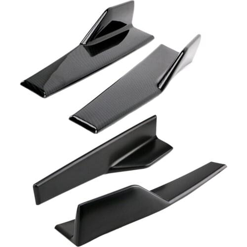 Universal Car Bumper Spoiler Rear Splitter Diffuser Wings Anti-Crash Modified for Tesla