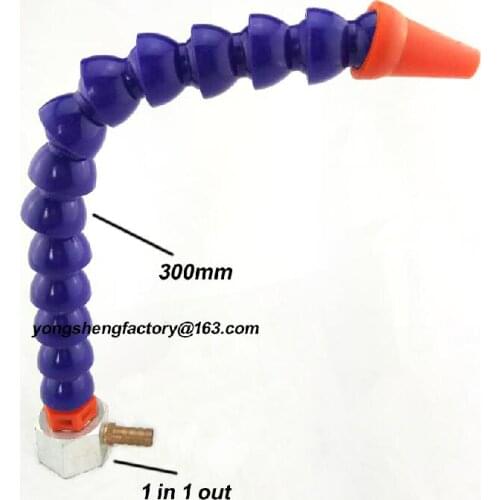 Water oil mist cooling sprayer coolant hose kit 4/8" NPT male thread magnetic base flexible for metal cutting processing