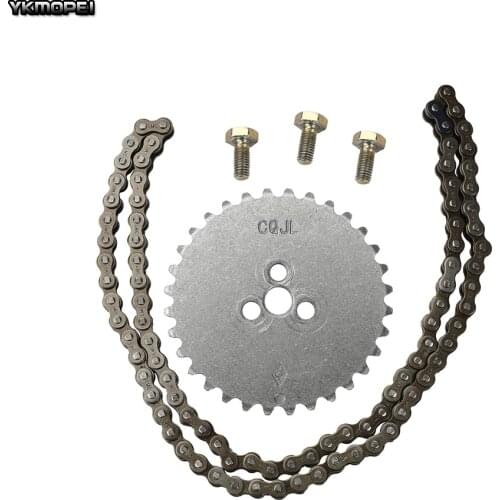 YX140 Timing Chain Timing Gear Sprocket kit For YX YinXiang 140cc 1P56FMJ Horizontal Engine Dirt Pit Bike