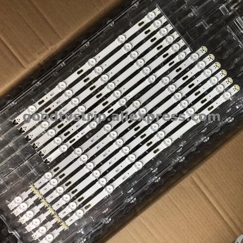 12 PCS/set LED Backlight Strip for UN49MU6500 S_KU6.3K_49_FL30_R5 S_KU6.3K_49_FL30_L7 LM41-00334A LM41-00335A