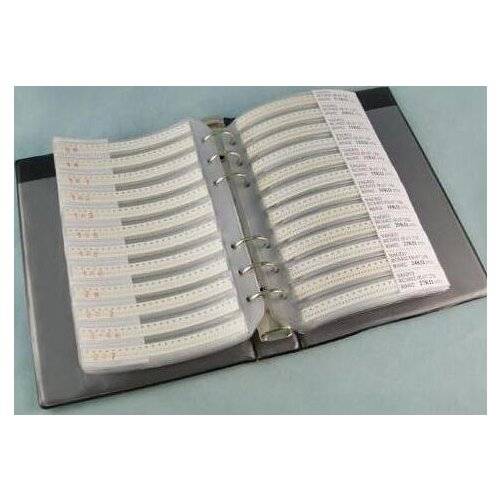 170valuesX50pcs=7500pcs 0201 5% 0R-10M ohm SMD Resistor Kit RC0201 JR-07 series Sample Book Sample Kit