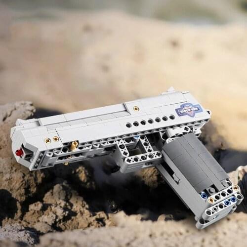 307PCS Military Weapons Series Desert Eagle Pistol Building Blocks Fire Bullet City Police swat Can Bricks Toys Gift for Kids