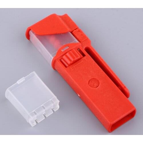 5pcs Plastic Bloodworm Clips Bait Lure Earthworm Clips for Outdoor Fishing