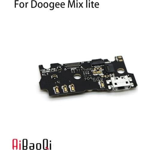 AiBaoQi New Original Port Phone USB Plug Charge Board With Flex Cable PCB Assembly for Doogee Mix Lite Phone
