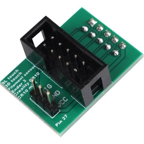 Wider power channels Pin 27 Board adapter sensor upgrade for Creality CR-10 / Ender-3 Ender 3 Pro BL-TOUCH 3d printer parts