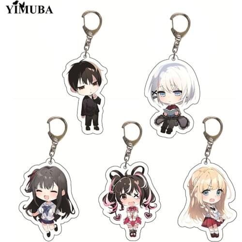 New Anime The Detective Is Already Dead Acrylic Keychain Siesta Kimiduka Kimihiko Natsunagi Nagisa Saikawa Yui Figures Key Chain