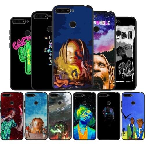 Cactus jack travis scott hiphop Black TPU Silicone Soft Phone Case For Honor 8X 9 8 10 20 30 Lite Pro MATE 9 10 20 30 Pro Lite