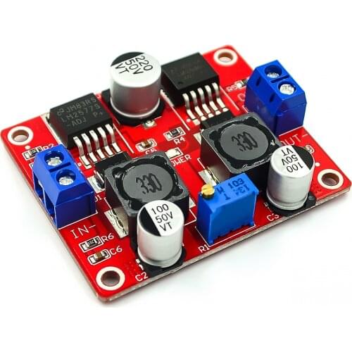 DC-DC Automatic Voltage Adapter Converter Step Up/Down Module LM2577S + LM2596S