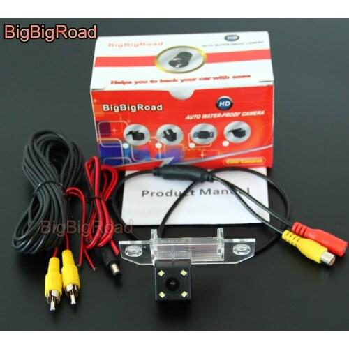 BigBigRoad Car Rear View Reverse Parking CCD Camera For Skoda Octavia Tour 2008 2009 2010 2011 2012 / Laura 2006 Night Vision