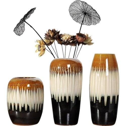 High Quality Jingdezheng On Glaze Ceramic Vase Home Decoration Porcelain Nordic Flower Vase