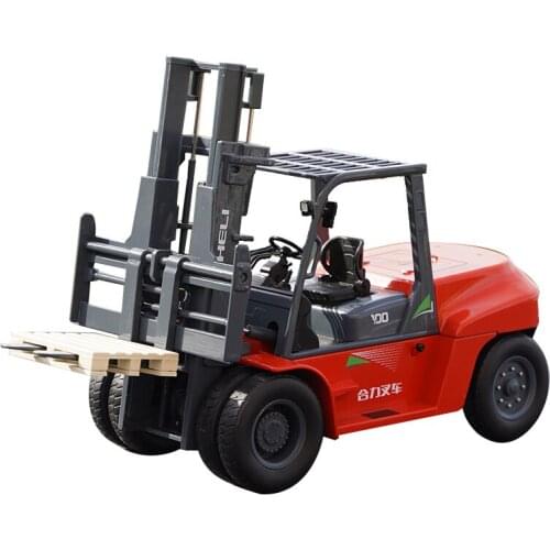 1/25 alloy casting car model original factory HELI Heli G series 10 tons internal combustion balance heavy forklift collection