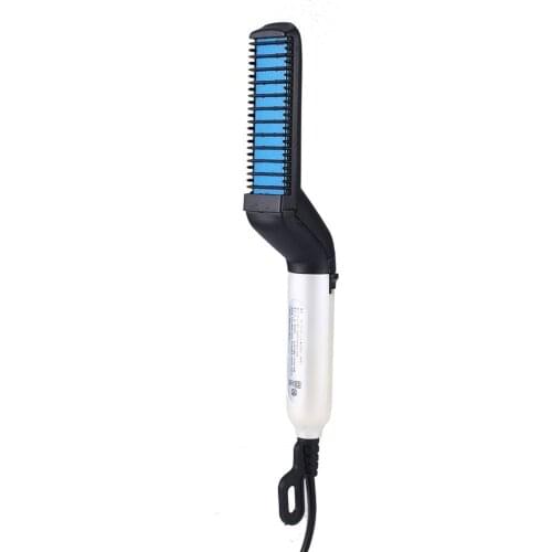 Hair massager head relaxation Quick Beard Straightener Multifunctional Hair Comb Curling Curler Show Cap Men massage