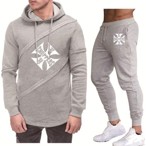 Fashion Trend Mens hoodie West Coast choppers Spring Autumn Casual Mens pullover High Quality Cotton Mens Sweatshirt suit
