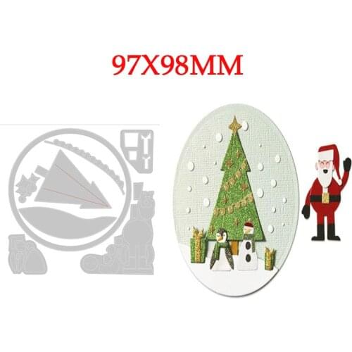 2021 New Christmas TREE Metal Cutting Dies For DIY Embossing Decoration Greeting Card Background Paper Scrapbooking No Stamps