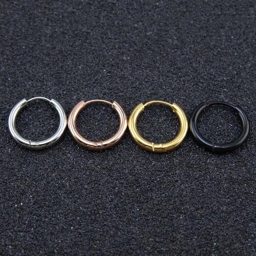 5PCS/pack 2021 New Vintage Rose Gold Multiple Dangle Small Circle Hoop Earrings For Women Jewelry Steampunk Ear Clip Gift