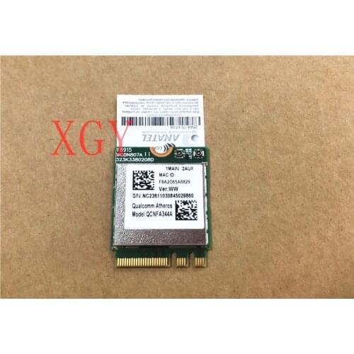 NEW Wifi Bluetooth 4.1 Wireless Cards For Qualcomm Atheros QCNFA344A Dual Band 2.4G/5GHz 802.11ac NGFF M2 433M As shown