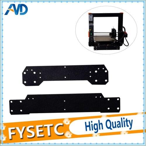 Cloned Original Prusa i3 MK3 Aluminum Alloy Front With Rear Plate Set For Prusa i3 3D Printer Parts