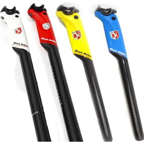 Black knight AERO carbon fiber road bicycle seat post mtb bike seatpost offset 20mm carbon cycling parts 4 colors seat posts