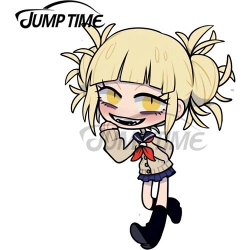 JumpTime 13 x 6.8cm Himiko Toga Sticker Vinyl Car Stickers Custom Printing Waterproof Decal Window Trunk VAN SUV Decoration