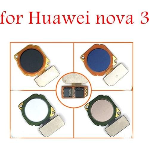 For Huawei nova 3 fingerprint key scanner Home Button Flex Cable Touch ID Sensor Return Flex Cable for nova3 Pro Repair Parts